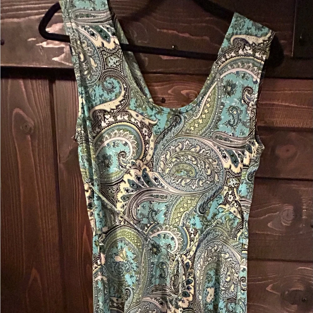 EUC Susan Lawrence Womens Medium Dress. Empire waist with ties in the back. - Picture 3 of 4